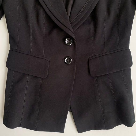 White House Black Market Women’s Blazer Jacket Black Size 00 - Picture 2 of 16